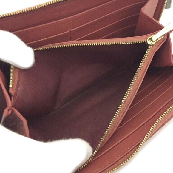 CELINE Bicolor Leather Zippy Zip Around Long Wallet - Picture 6 of 8